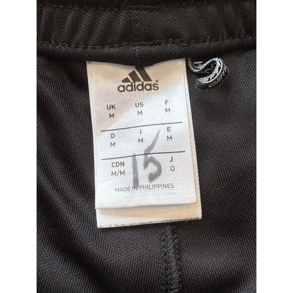 Adidas warm up track pants, Black, Purple & Yellow on sides; zippered bottoms - Picture 7 of 12